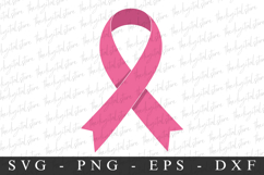 Pink Ribbon PNG | Breast Cancer Awareness Png Product Image 1