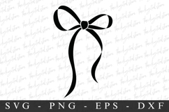 Black Bow Ribbon SVG | SVG Cut files | Cricut Product Image 1
