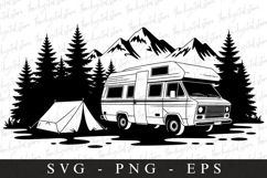 Camping Svg | Camping Svg | Svg Cut Files Product Image 1