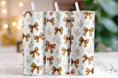 Bow Tumbler Wrap | Sublimation | Tumblers Product Image 1