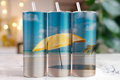 Beach Tumbler Wrap | Sublimation | Tumblers Product Image 1