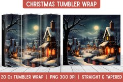 Christmas Tumbler Wrap | Christmas Sublimation | Tumbler Product Image 1