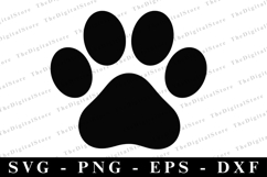Paw SVG | SVG Cut files | Cricut Product Image 1