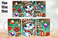 Christmas Mug Wrap Sublimation 11oz, 12oz, 15oz Product Image 1