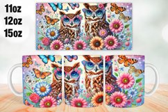 Owls Valentine Day Mug Wrap Sublimation 11oz, 12oz, 15oz Product Image 1