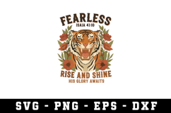 Fearless Svg| SVG Cut files | Cricut Product Image 1