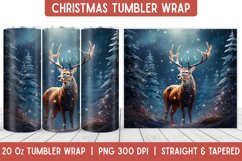 Christmas Tumbler Wrap | Christmas Sublimation | Tumbler Product Image 1