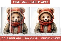Christmas Tumbler Wrap | Christmas Sublimation | Tumbler Product Image 1
