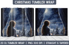 Christmas Tumbler Wrap | Christmas Sublimation | Tumbler Product Image 1