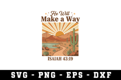 He Was Make a Way Svg| SVG Cut files | Cricut Product Image 1