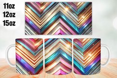 Abstract Mug Wrap Sublimation 11oz, 12oz, 15oz Product Image 1