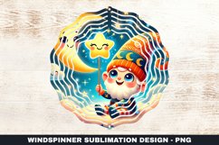 Christmas Wind Spinner Sublimation Design Product Image 1