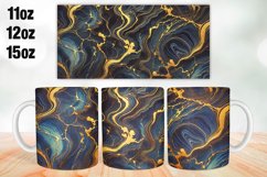 Marble Mug Wrap Sublimation 11oz, 12oz, 15oz Product Image 1