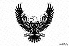 USA Eagle Svg Design | Svg Cut Files | Cricut Product Image 1