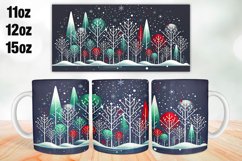 Christmas Mug Wrap Sublimation 11oz, 12oz, 15oz Product Image 1
