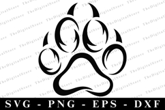 Paw SVG | SVG Cut files | Cricut Product Image 1