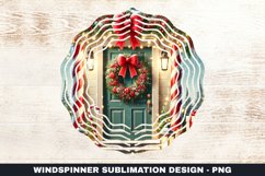Christmas Wind Spinner Sublimation Design Product Image 1