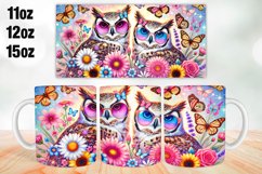 Owls Valentine Day Mug Wrap Sublimation 11oz, 12oz, 15oz Product Image 1