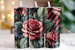 Rose Flowers Tumbler Wrap | Sublimation | Tumblers Product Image 1