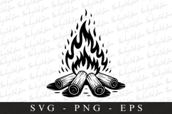 Fire Svg | Camping Svg | Svg Cut Files Product Image 1