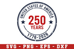 USA 250th Anniversary SVG, Patriotic Svg Png Product Image 1