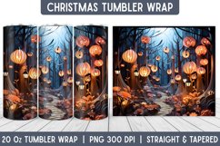 Christmas Tumbler Wrap | Christmas Sublimation | Tumbler Product Image 1