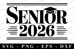 Senior 2026 svg | Graduation Svg | Svg cut file Product Image 1