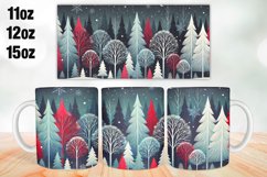 Christmas Mug Wrap Sublimation 11oz, 12oz, 15oz Product Image 1