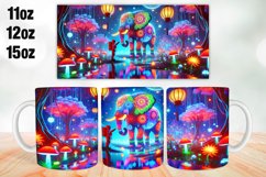 Elephant Mug Wrap Sublimation 11oz, 12oz, 15oz Product Image 1