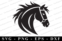 Horse Svg | Svg Cut Files | Cricut Product Image 1