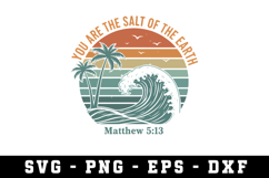 Salt of Earth Svg| SVG Cut files | Cricut Product Image 1