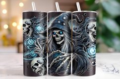 Halloween Skull Tumbler Wrap | Sublimation | Tumblers Product Image 1