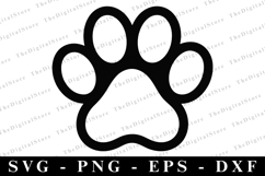 Paw SVG | SVG Cut files | Cricut Product Image 1