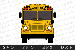 School bus SVG | SVG Cut files | Cricut Product Image 1