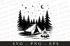 Campfire Svg | Camping Svg | Svg Cut Files Product Image 1