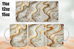 Marble Mug Wrap Sublimation 11oz, 12oz, 15oz Product Image 1