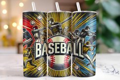Baseball Tumbler Wrap | Sublimation | Tumblers Product Image 1