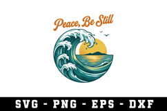 Peace be still Svg| SVG Cut files | Cricut Product Image 1