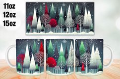 Christmas Mug Wrap Sublimation 11oz, 12oz, 15oz Product Image 1