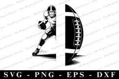 Football SVG | SVG Cut files | Cricut Product Image 1