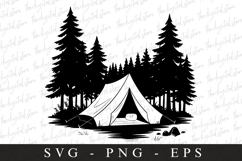 Camping Svg | Camping Svg | Svg Cut Files Product Image 1
