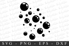 Bubbles SVG | SVG Cut files | Cricut Product Image 1