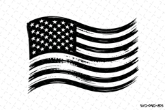 USA Flag Svg Design | Svg Cut Files | Cricut Product Image 1