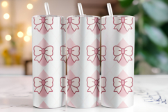 Bow Tumbler Wrap | Sublimation | Tumblers Product Image 1
