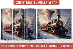 Christmas Tumbler Wrap | Christmas Sublimation | Tumbler Product Image 1