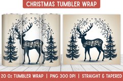 Christmas Tumbler Wrap | Christmas Sublimation | Tumbler Product Image 1