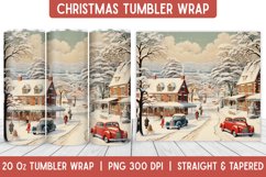 Christmas Tumbler Wrap | Christmas Sublimation | Tumbler Product Image 1