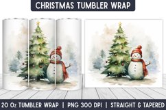 Christmas Tumbler Wrap | Tumbler | Christmas Sublimation Product Image 1