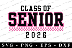 Class of Senior 2026 svg | Graduation Svg | Svg cut file Product Image 1