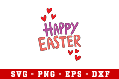 Happy Easter Svg Design | Easter Svg cut files Product Image 1